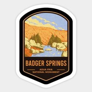 Badger Springs Agua Fria National Monument Sticker